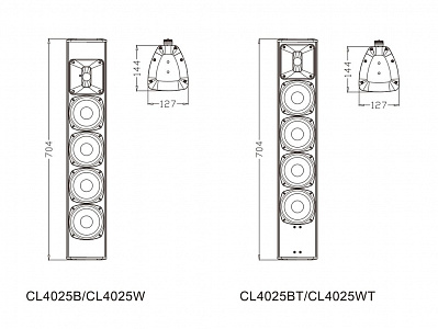 2-полосная акустическая система FDB CL4025BT