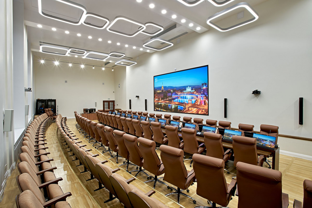 Переоснащение Большого зала Архитектурного совета Москомархитектуры