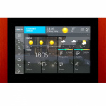 Сенсорная панель ASTRUM Inspinia SQ 8", красный