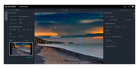 Платформа управления приборами Kramer AVoIP Manager