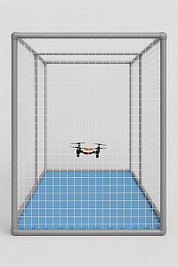 Полетная зона 5х3х3м. (ДхШхВ) с амортизирующим покрытием Полетная зона 5х3х3м. (ДхШхВ) с амортизирующим покрытием