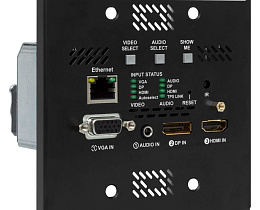 Настенный HDBaseT передатчик Lightware WP-UMX-TPS-TX130-Plus-US Black
