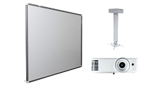Интерактивная доска Exell 91" с проектором EXD201W и креплением DSM-14kw