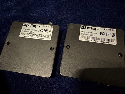 Комплект передатчик-усилитель и приемник сигнала Digis EX-A70-2L Комплект передатчик-усилитель и приемник сигнала Digis EX-A70-2L