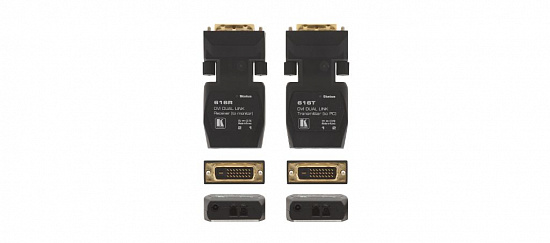[616R/T]Волоконно-оптические передатчик и приемник DVI Dual Link (комплект)