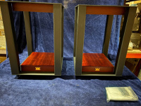 Полочная акустическая система со стойками Wharfedale 85th Anniversary Linton with stands Цвет: Красное Дерево [MAHOGANY]