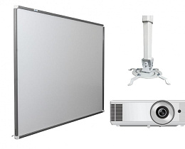 Комплект Exell: интерактивная доска Exell EWB9140 с короткофокусным проектором EXD203STW и креплением DSM-14kw