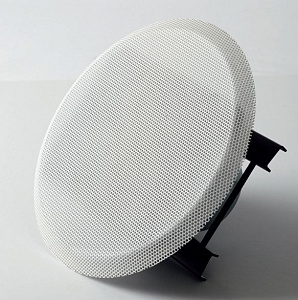 Встраиваемая акустическая система M&K Sound IW5. Металлический круглый гриль. Цвет: Белый.