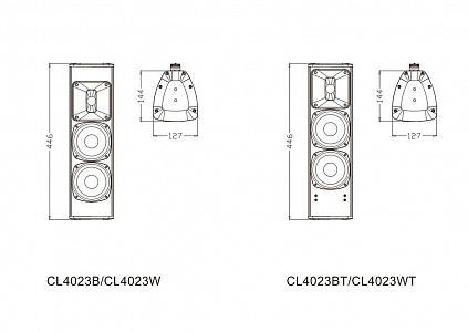 2-полосная акустическая система FDB CL4023W