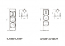 2-полосная акустическая система FDB CL4023WT