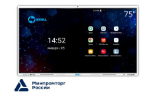 Интерактивная панель (комплекс) EXELLTECH EFM751R2 с креплением, встроенной камерой