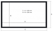 Kauber Frame Velvet Cinema 181" 16:9 225x400  Microperf MW