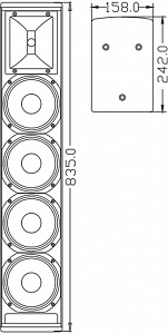 Пассивная колонная акустическая система FDB K506II