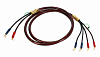 Готовый акустический кабель Van den Hul The Nova. 2 метра пара. Разъем BERRI (2-2). Цвет: красный