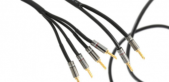 Акустический кабель Atlas Hyper Bi-Wire (4 на 4) 3.0 м [разъем Банан Z типа, позолоченный]