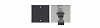 [WP-H1M/EU/GB(G)] Настенная панель-переходник с проходным разъемом HDMI; цвет серый