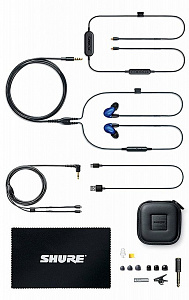 Вставные Bluetooth наушники (затычки) с микрофоном Shure SE846-BLU+BT1. 