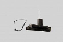 Двухканальная радиосистема с головным микрофоном и ручным передатчиком Shure BLX1288E/SM35.