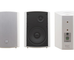 [GALIL 6-O (PAIR)/BLACK] Пара акустических систем настенной установки, с трансформатором; 6", 8 Ом, 70/100 В, 40 Вт, цвет черный