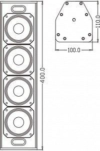 Пассивная колонная акустическая система FDB K403II