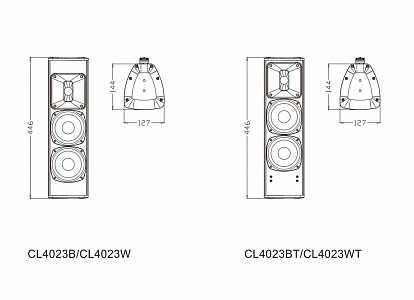 2-полосная акустическая система FDB CL4023BT