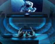 Лазерный УКФ проектор Hisense PL2SE с экраном Kauber Frame CLR 118"