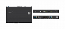 [TP-588D] Приемник DVI/HDMI, RS-232, ИК и аналогового и цифрового аудио по витой паре HDBaseT; поддержка 4К