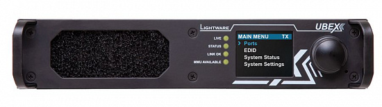 Двухканальный передатчик или приемник системы AV over IP Lightware UBEX-Pro20-HDMI-R100 2xSM-2xDUO