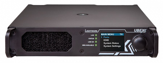 Двухканальный передатчик или приемник системы AV over IP Lightware UBEX-Pro20-HDMI-R100 2xSM-QUAD