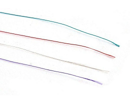 Кабель для тонарма в нарезку MCS - 150M Длина 1 метр. Прозрачный