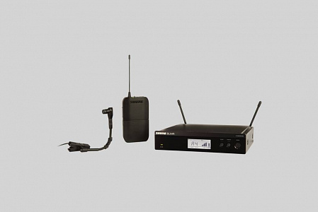 Радиосистема серии BLX с микрофоном BETA 98 для духовых инструментов Shure BLX14RE/B98.