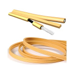 Готовый акустический кабель Van den Hul The CS-122 Hybrid 2х2м с разъемами "банан". Цвет: кремовый