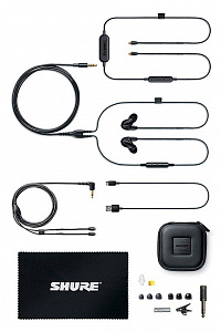Вставные Bluetooth наушники (затычки) с микрофоном Shure SE846-K+BT1. 