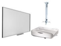 Интерактивная доска SMART SBM787V с проектором SMART UL110W и креплением DIGIS DSM-2