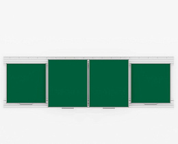 Доска рельсовая для системы передвижных досок «Polyglide Slide» 100х120 меловая