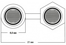 Готовый акустический кабель Van den Hul The D-352 Hybrid 2х2м с разъемами BERRI "лопатка". Цвет: коричневый