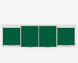 Рельсовая система PolyGlide Boards Slide Lite для дисплеев 65", 75" (Р-мел; Н-мел) с доп.рельсом