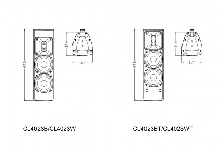 2-полосная акустическая система FDB CL4023B 2-полосная акустическая система FDB CL4023B