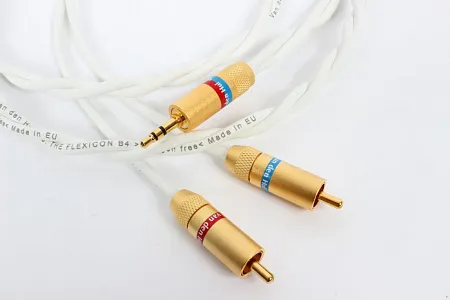 Кабель межблочный mini jack (3.5mm) - RCA Van den Hul The Flexicon B4. Длина 1 метр