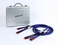 Акустический кабель  Van den Hul Mounted set 3T The Cloud Limited Edition Hybrid. 2,5 метра пара. Разъем BERRI (2-2) Цвет: пастельно-голубой