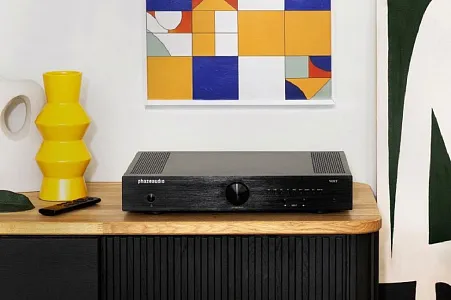 Комплект стереоусилитель Phaze Audio VOLT + проигрыватель виниловых дисков Phaze Audio Diana MK2 Цвет: Орех [Walnut]