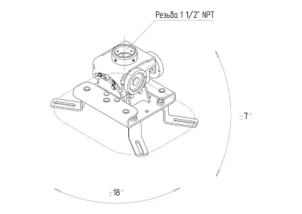 Кронштейн Stabilizz SZZ-P75B-inch