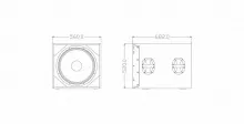Пассивный сабвуфер для DLA408/DLA112 FDB DLA118B