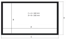 Kauber Frame Velvet Cinema 117" 16:9 146x260 Peak Contrast S