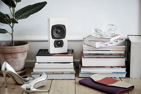 Полочные акустические системы M&K Sound M50 Цвет: Матовый белый [White Satin/White Cloth]