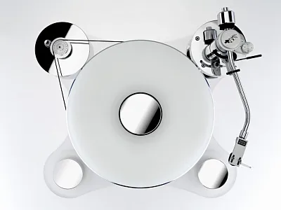 Стол винилового проигрывателя Transrotor ZET 1 Glossy White 12 дюймов Стол винилового проигрывателя Transrotor ZET 1 Glossy White 12 дюймов