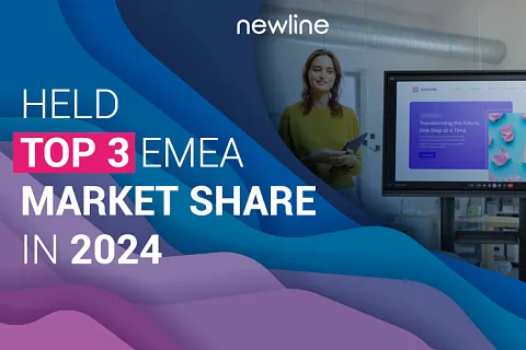 Newline Interactive вошла в тройку лидеров по продажам интерактивных дисплеев 