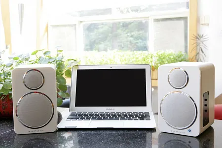 Полочные беспроводные акустические системы Wharfedale DS-2.  Цвет: Белый [White]