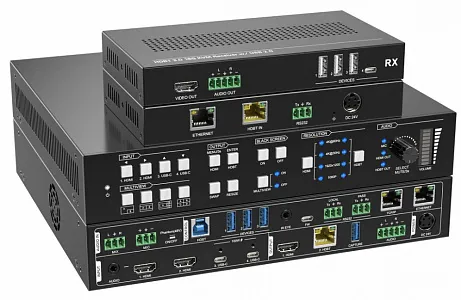 Бесподрывный презентационный коммутатор Digis SS-KVM42-2S