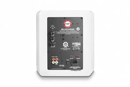 Активный сабвуфер M&K Sound V10+.  Цвет: Матовый белый [White Satin/White Cloth]